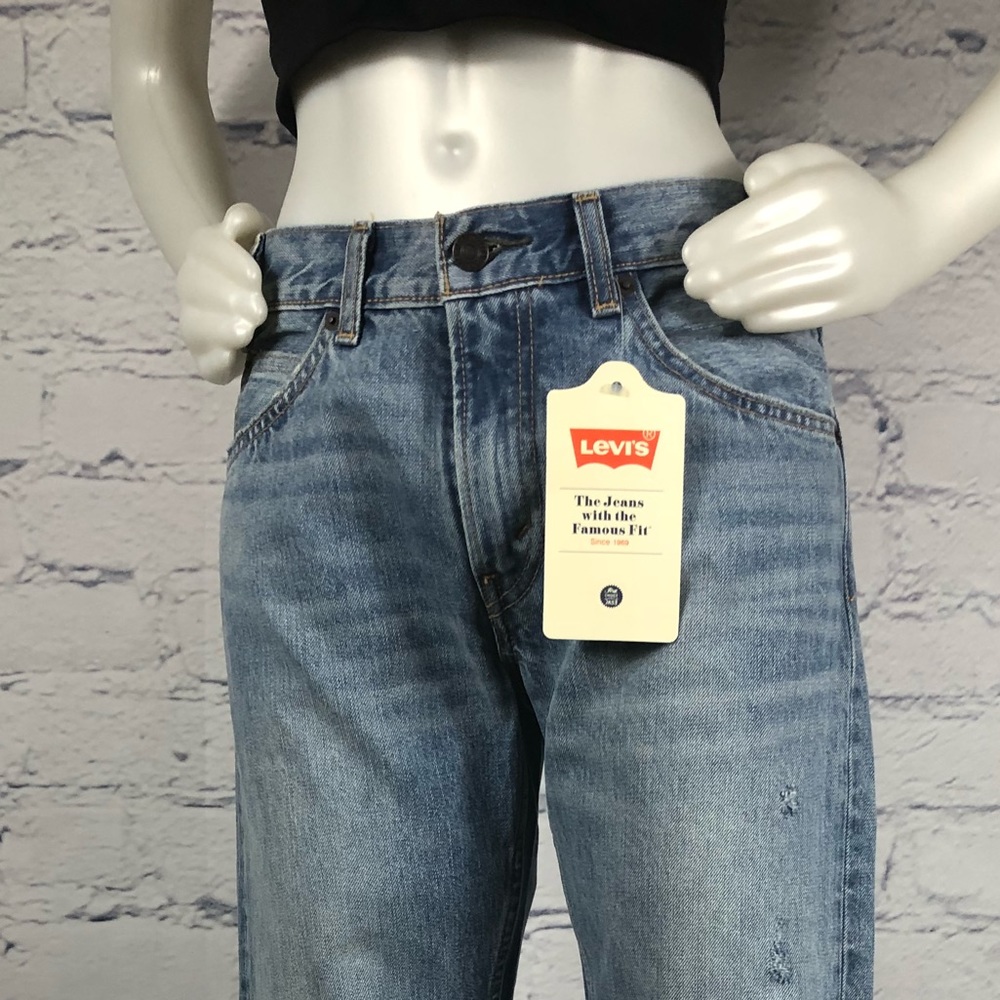 Levi’s 505c Cropped Orange Tab Vintage Style - Picture 6 of 8